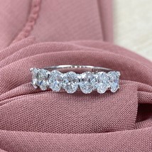 1.30 Karat Ovaler Schliff Kunstdiamanten Grown Diamant Wedding Band für - £897.05 GBP+