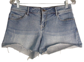 Delia&#39;s Taylor Cut Off Short Shorts-2.5&quot; Inseam-Low Rise Denim Juniors Size 9/10 - £9.34 GBP