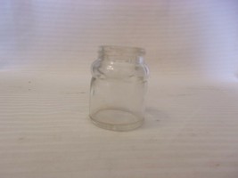 Vintage Ink Jar Bottle Clear Glass 2.5&quot; Tall With Ink Lip, NO Lid - £15.73 GBP