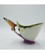 Franz Butterfly Teacup Pink Papillon Daffodil Flowers Porcelain Replacem... - £47.12 GBP