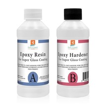 Epoxy Resin 8 Oz Kit | 1:1 Crystal Clear Resin And Hardener For, Marine ... - £27.14 GBP