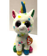 Ty Beanie Boos HARMONIE the Unicorn 6” Beanbag Plush Toy w/ Glitter Eyes - $1,143.58 MXN