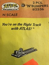 Atlas &quot;N&quot; scale #2536 2 pc. Track Bumper - £10.16 GBP