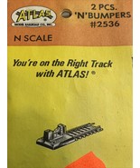 Atlas &quot;N&quot; scale #2536 2 pc. Track Bumper - £9.97 GBP