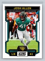 Josh Allen #23 2023 Score Jacksonville Jaguars - £1.55 GBP