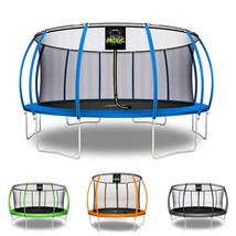 Large Trampoline Set &amp; Ring Enclosure Net Backyard Outdoor 6 8 10 12 14 ... - $6,540.44 MXN+