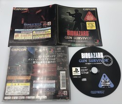 Biohazard Gun Survivor Playstation PS1 Resident Evil Japan with case and... - £22.00 GBP