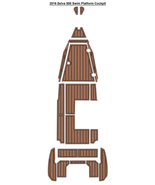 2016 Selva 500 Swim Platform Cockpit Boat EVA Foam Faux Teak Deck Floor Pad - $750.00