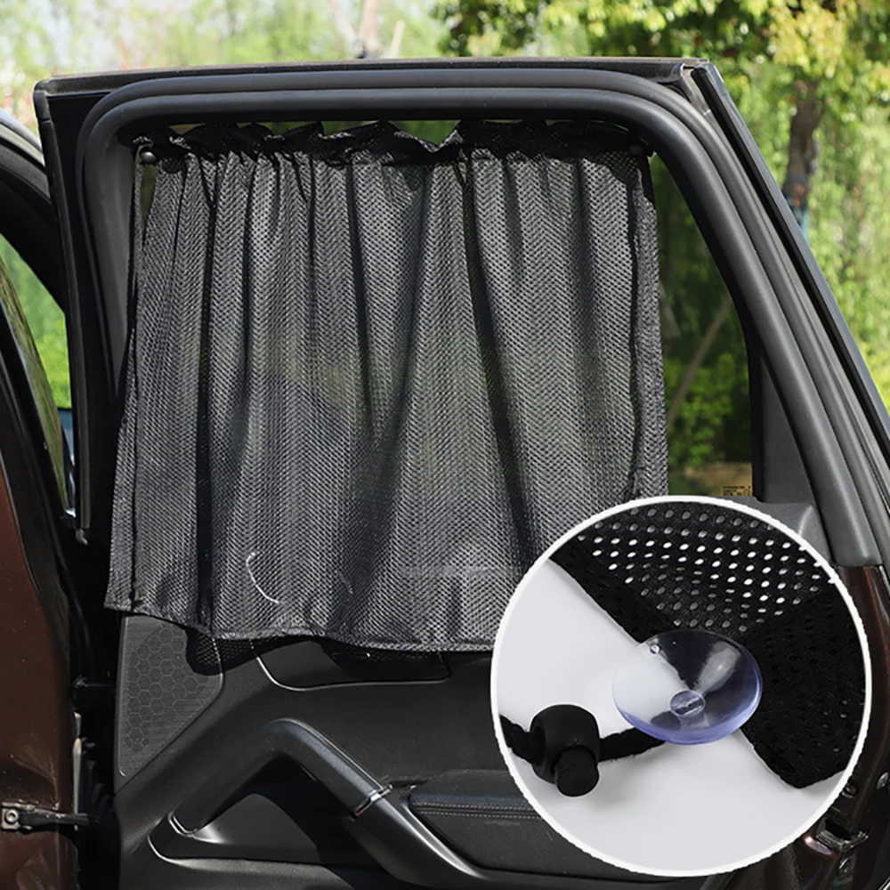 1pcs Car  Shade With Suction Cup UV Protection Car Curtain Car Window  Side Wind - £54.10 GBP