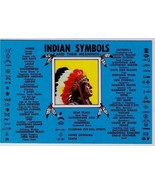 Indian Symbols Postcard Meanings Chief Headdress - $2.15