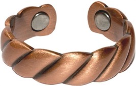 Pure Copper Magnetic Style # C Ring Jewelry Health Magnet Pain Relief New Smooth - £3.75 GBP