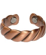 PURE COPPER MAGNETIC STYLE # C RING jewelry health magnet pain relief ne... - $4.75