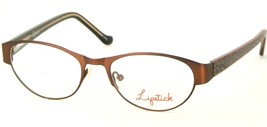 Lipstick Honey Bun Brown Eyeglasses Glasses Metal Frame 49-17-135mm (Notes) - $17.82