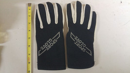 Womens Sport Gloves Small Dark Blue White Neoprene Nylon Golf Softball B... - $8.99
