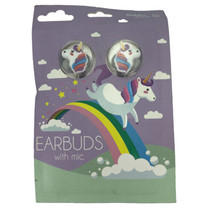 Gabba Goods Unicorn Earbuds Headphones with Mic, White Cable NEW Sealed - £7.75 GBP
