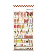 CUTE SUSHI STICKERS Japanese Culture Paper Foil Sticker Sheet Scrapbook ... - $2.49