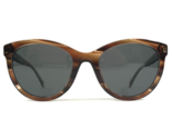 CHANEL Sunglasses 5523-U c.1757/48 Brown Horn Cat Eye Frames Gray Lenses - £220.40 GBP