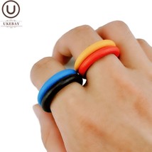 UKEBAY New Rubber Rings Elasticity Ring Women finger Accessories Simple Handmade - £6.67 GBP