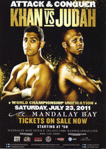 KHAN vs JUDAH @ Mandalay Bay Vegas Boxing Flyer - £2.37 GBP