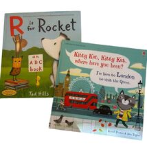R Is For Rocket ABC Book By Tad Hills &amp; Kitty Kat Kitty Kat London Book ... - $7.68