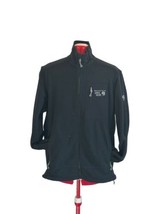 Jacket Mountain Hard Wear Black Soft Shell Mens Large Full Zip Lightweight Euc - £31.10 GBP