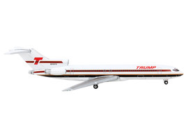 Boeing 727-200 Commercial Aircraft Trump Shuttle White w Red Stripes 1/400 Dieca - £42.99 GBP