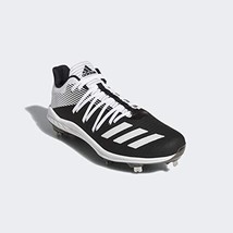 adidas Men&#39;s Adizero Afterburner 6 Metal Baseball Cleats Black White Siz... - $99.99