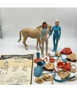 MARX TOYS Johnny West, Jane West &amp; Wildflower 12” Figures w/Accessories ... - £118.40 GBP