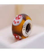  Golden Ladybug Murano Glass Charms Beads For European Bracelets - $183.25 MXN
