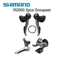 SHIMANO CLARIS R2000 Shifter Brake Lever Front+Rear Derailleur 3 pcs Groupset  - £102.29 GBP