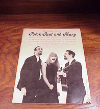 1962 Recorded Hits of Peter, Paul and Mary Song Book, songbook - £7.82 GBP