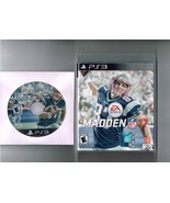 Madden NFL 17 PS3 Game PlayStation 3 Disc &amp; Case No manual - £26.61 GBP