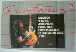 Santana – Original Concert Poster - France – Avignon - Affiche - 1983 - £104.23 GBP
