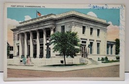 Chambersburg Pa Post Office Postcard D10 - $3.95