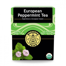 Buddha Teas Organic European Peppermint Tea, 18 Tea Bags - £9.24 GBP