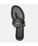Coach Julia Flats Sandals Black sz 10 - €34,38 EUR