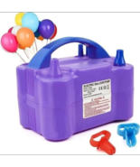 Electric Air Balloon Pump, Portable Dual Nozzle Electric Balloon Inflato... - $242.71 MXN
