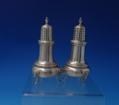 George II by Ellmore Sterling Silver Salt and Pepper Shaker 2pc Set #835... - £202.58 GBP