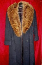 Womens Forstmann Alorna Fur Coat Wool Jacket Mink Sz 10 - $255.00