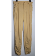 ESCADA Clubhouse Margaretha Ley Womens Yellow Pants 40 Vintage - £23.76 GBP