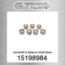 15198984 Camshaft &amp; Balance Shaft Bearing Set Reliance Power (New Aftermarket) - £75.40 GBP