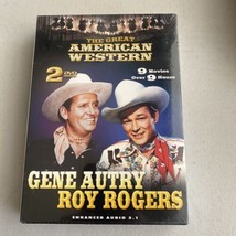 The Great American Western (2-DVD Set) Gene Autry, Roy Rogers, 9-Movies NEW - £4.65 GBP