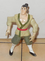 1998 Mcdonalds Happy Meal Toy Disney Mulan Li Shang Action Figure back - £3.89 GBP