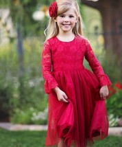 MSRP $98 Think Pink Bows Red Madeline Dress Red Size 6-12 months - $44.06