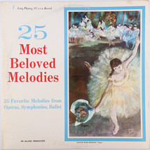Various – 25 Most Beloved Melodies 1967 Mono Blue Label Vinyl LP All Disc – BMN - £3.32 GBP