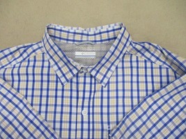 Columbia Men&#39;s Shirt Plaid Button Up Short Sleeve Omni-Wick Light Weight... - £11.61 GBP