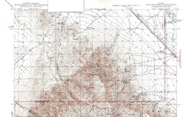 Antler Peak Quadrangle, Nevada 1943 Topo Map Vintage USGS 15 Minute Topographic - $16.89