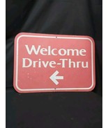 Vintage Old McDonald’s Fast Food Restaurant ? Drive Thru Sign USA Metal ... - $114.67 CAD