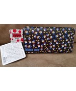DISNEY DONALD DUCK BLACK WALLET Brand New 7&quot; 8&quot; JAPAN TOREBA - $61.53 CAD