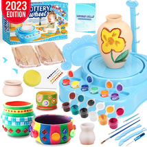 Insnug Mini Kids Pottery Wheel: Complete Painting Kit for Beginners with Modelin - £40.10 GBP